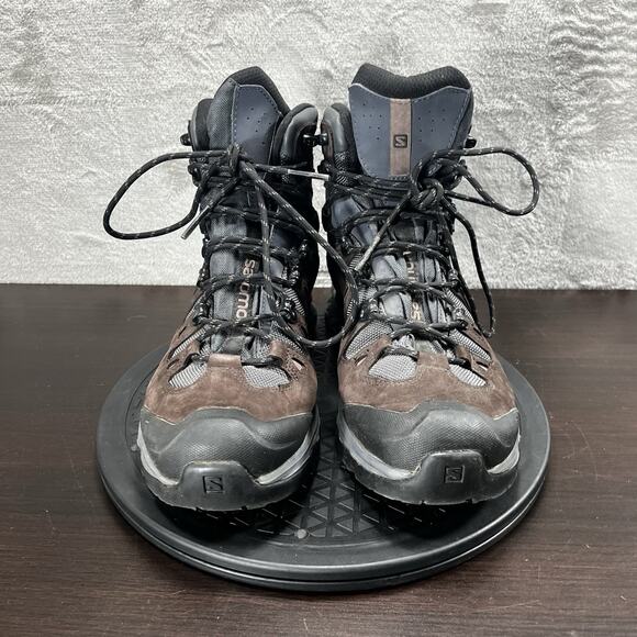 Salomon Womens Size 9 Quest 4D 2 Gtx Goretex Brown Hiking Outdoor Lace Up Boots - Picture 2 of 10